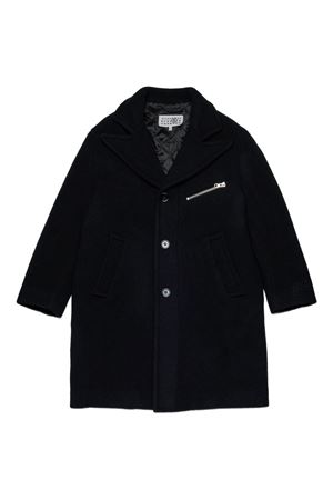 cappotto in lana nero MM6 KIDS | M60827MM00WM6900